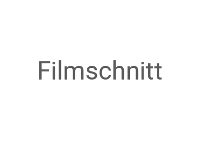 Filmschnitt